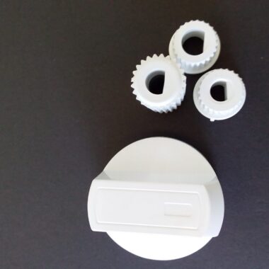 universal white oven knob