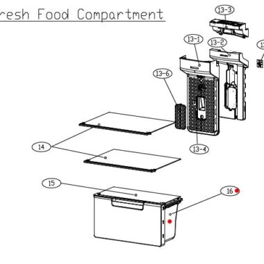 30111-0037500 Daewoo fridge vegetable bin