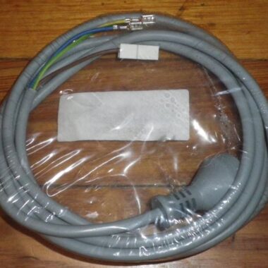AEG 2M MAINS POWER LEAD - 3PIN MAINS PLUG TO 6.35MM SPADES - PART # 140030466084