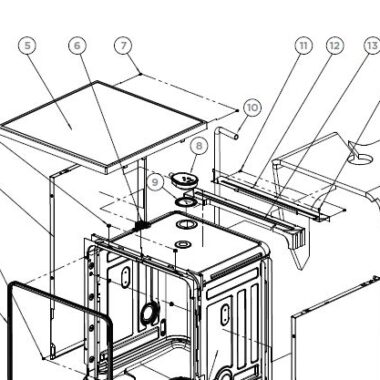 H0120300051 SOUND DEADENING FELT SIDE/TOP
