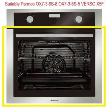 Parmco / Verso X5F Complete Oven door - OX7-3-6S-5 OX7-3-6S-8