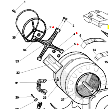 WD11 INDESIT BEARING KIT