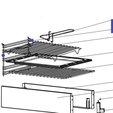 XPSPA210049001 SIDE RACK - AR 600 STOVES
