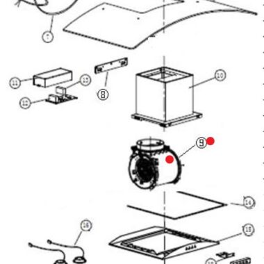 Parmco Rangehood MOTOR ASSY